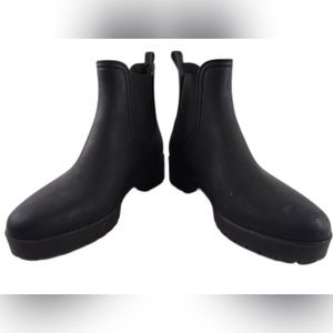Jeffrey Campbell Mens Black Cloudy Rain Boots Size: 11